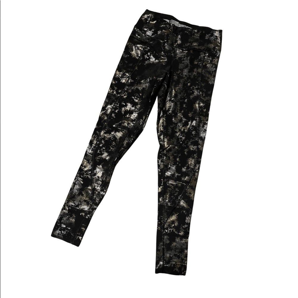 Black with gold foiling detail Victoria Secret full legging
